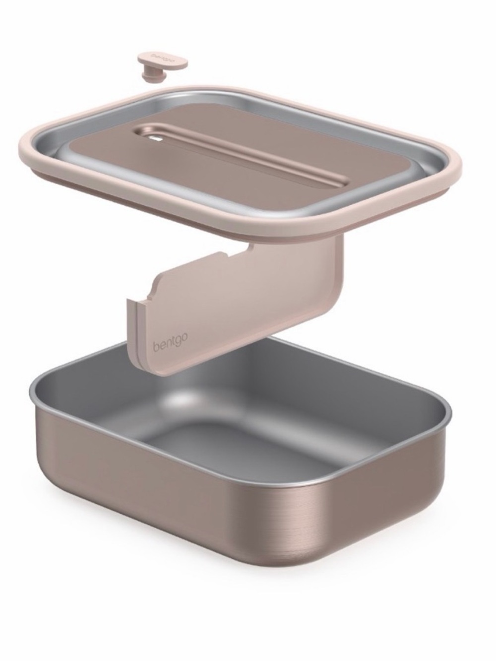 Microwaveable Bentgo Stainless Lunch Box Rose Gold